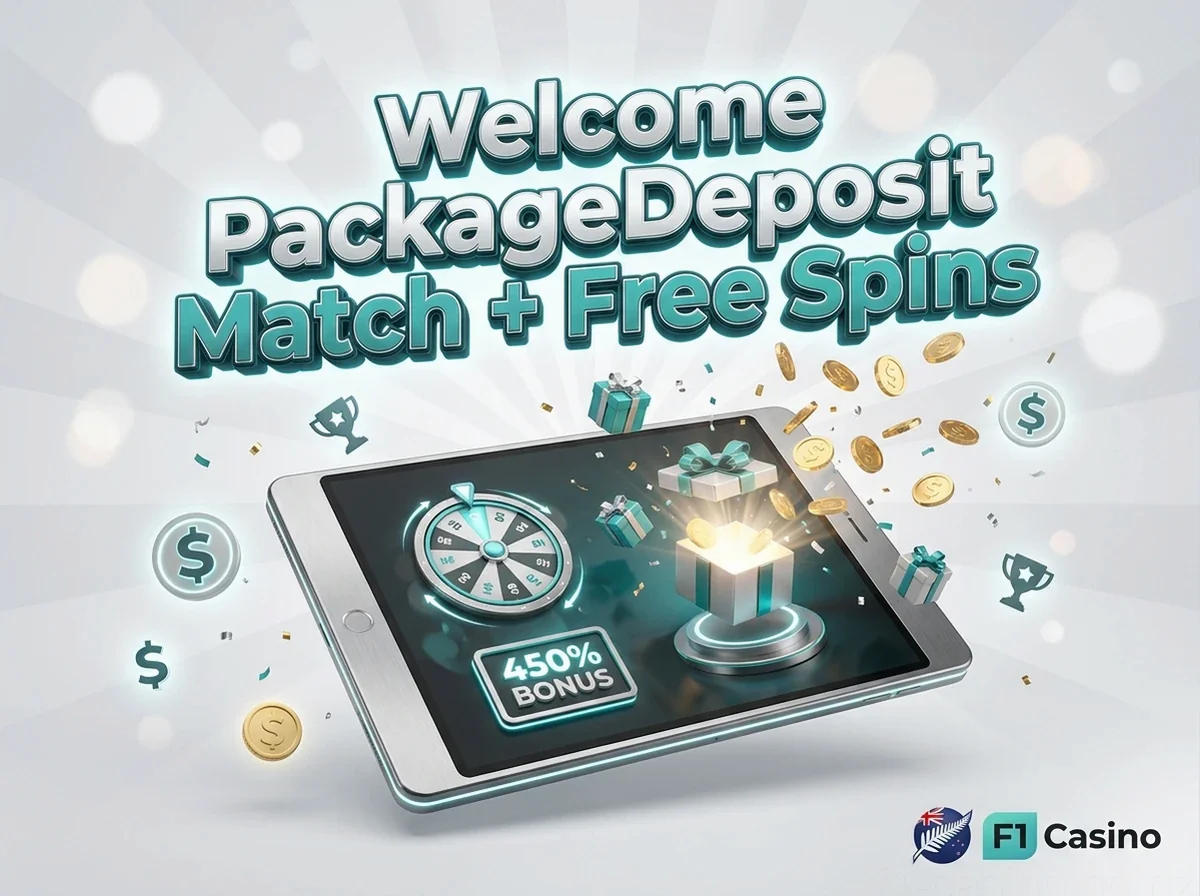 Welcome PackageDeposit Match + Free Spins